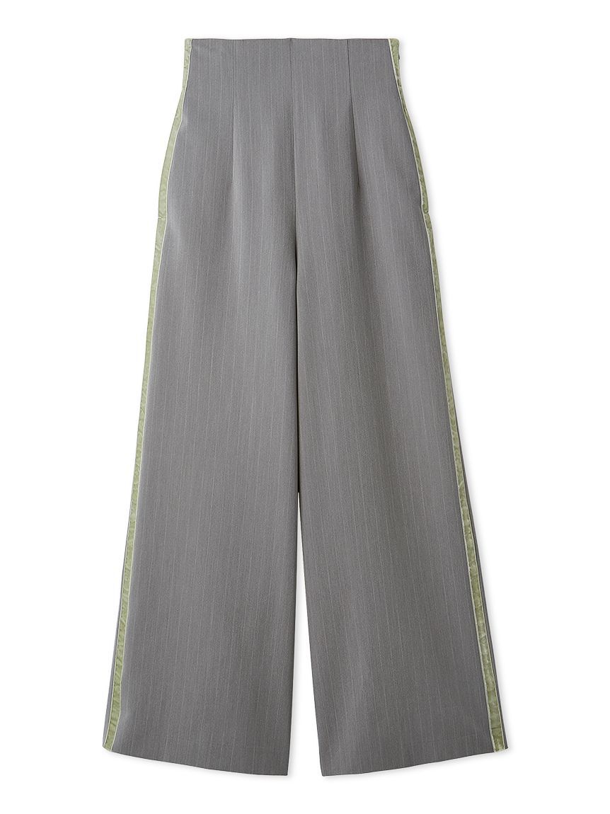 SNIDEL「バックリボンレースアップラインパンツ」|チノ|