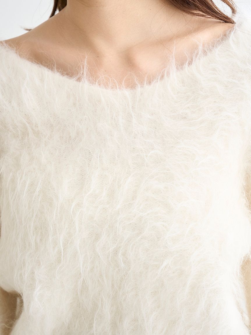 SNIDEL「【HIGH QUALITY】スリアルパカVネックプルオーバー」|ニット・セーター|