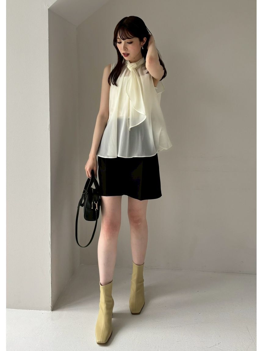 FRAY I.D「【限定カラー】シアーノースリボウタイブラウス」|シャツ・ブラウス|