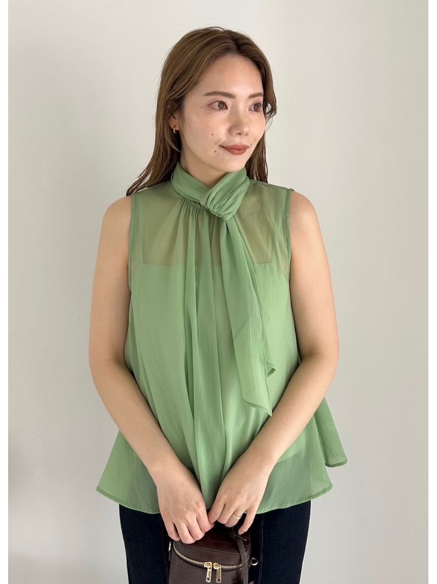 FRAY I.D「【限定カラー】シアーノースリボウタイブラウス」|シャツ・ブラウス|