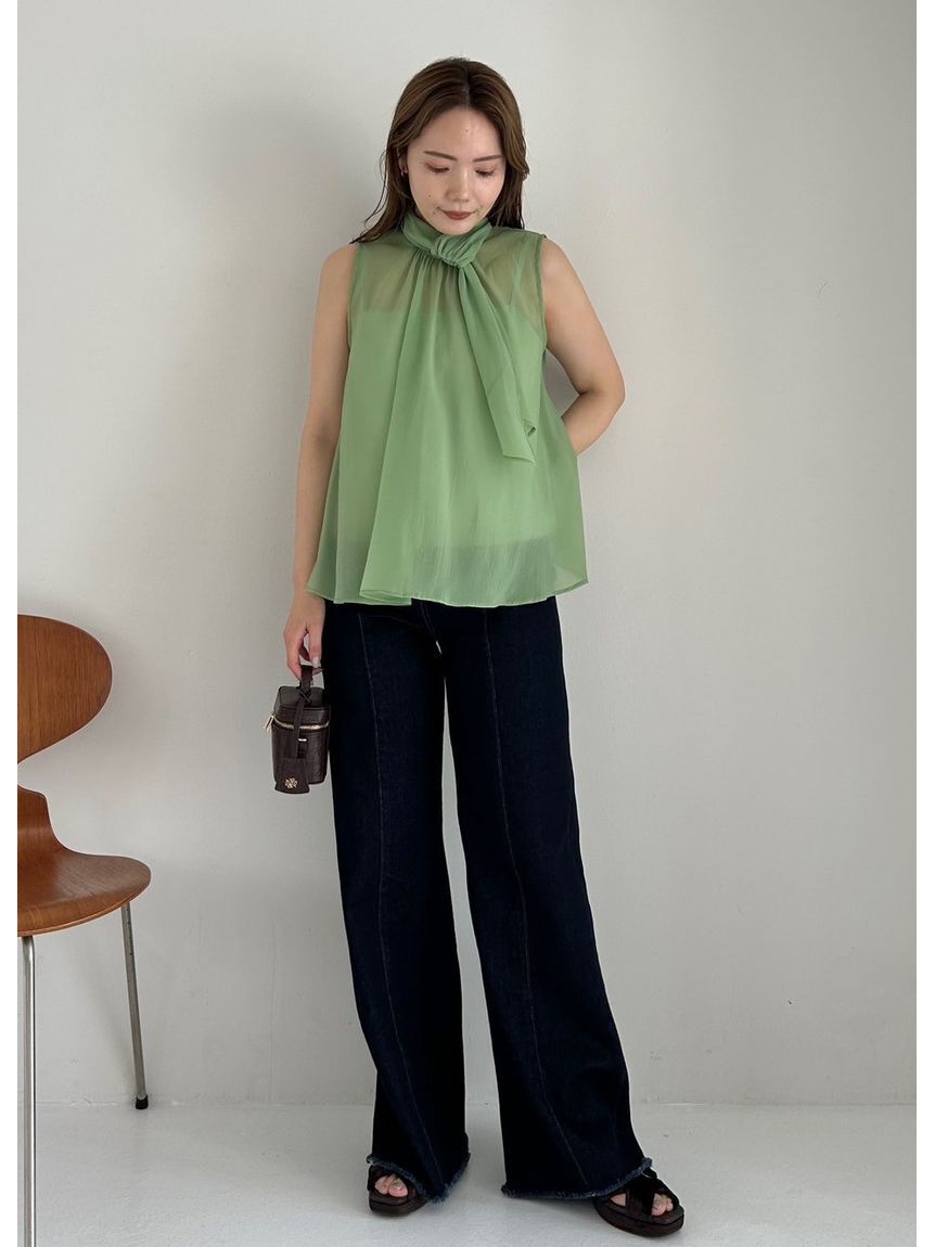 FRAY I.D「【限定カラー】シアーノースリボウタイブラウス」|シャツ・ブラウス|