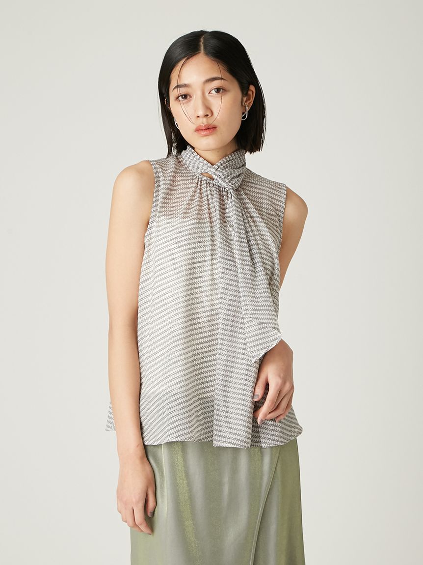 FRAY I.D「【限定カラー】シアーノースリボウタイブラウス」|シャツ・ブラウス|