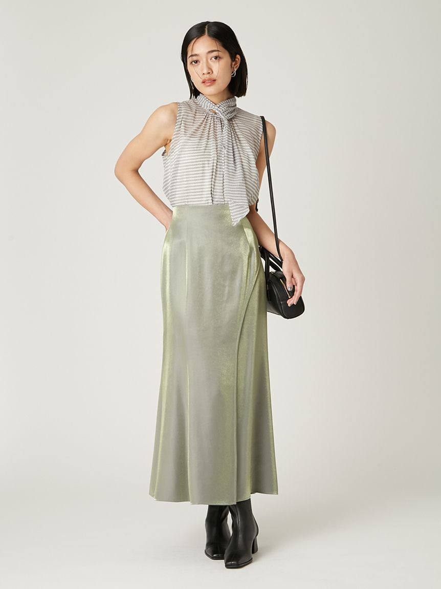 FRAY I.D「【限定カラー】シアーノースリボウタイブラウス」|シャツ・ブラウス|