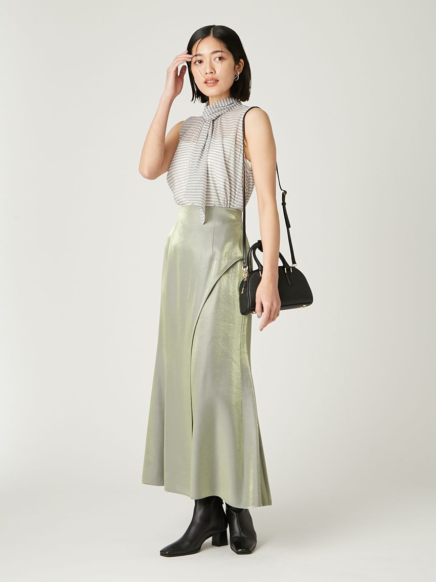 FRAY I.D「【限定カラー】シアーノースリボウタイブラウス」|シャツ・ブラウス|