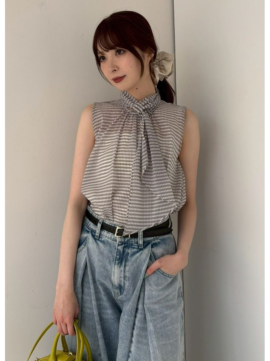 FRAY I.D「【限定カラー】シアーノースリボウタイブラウス」|シャツ・ブラウス|MIX