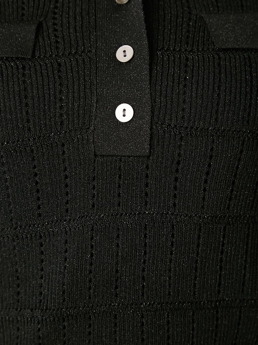 FRAY I.D「アイレットシアーポロニット」|ニット・セーター|