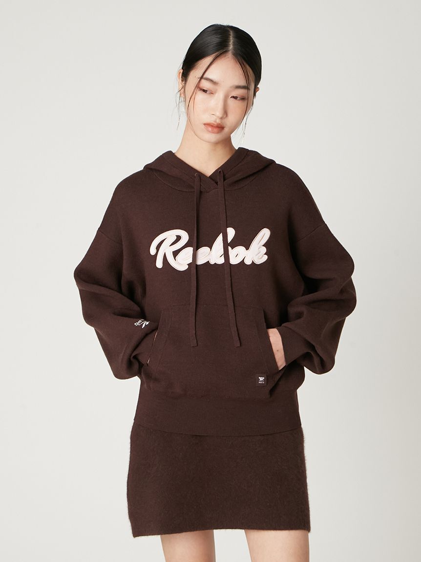 FRAY I.D「【Reebok&times; FRAY I.D】サテンロゴニットフーディー」|パーカー|