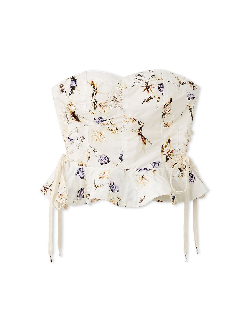 FRAY I.D「レースアップビスチェ／撥水」|ベスト・ジレ|FLOWER