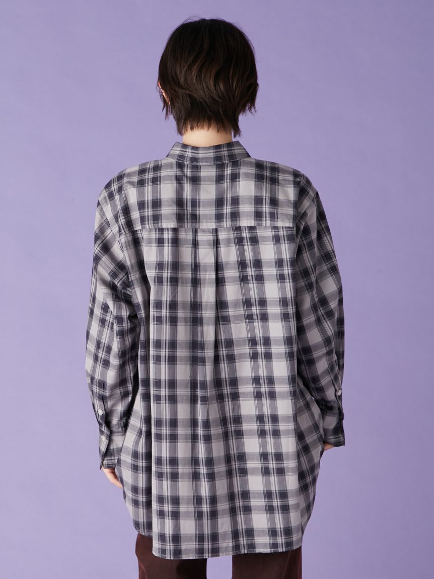 LILY BROWN「Lily Bearチェックオーバーシャツ」|シャツ・ブラウス|