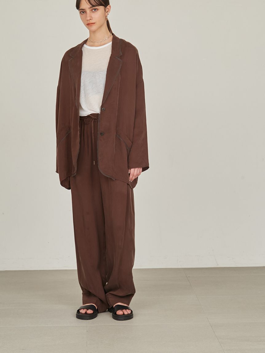 styling/「【セットアップ対応】オープンカラーシャツジャケット」|テーラードジャケット|