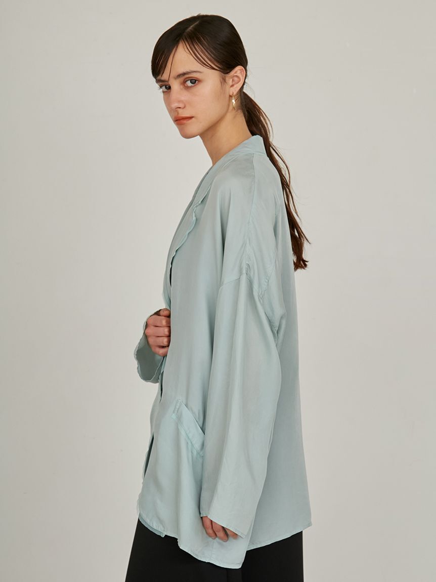 styling/「【セットアップ対応】オープンカラーシャツジャケット」|テーラードジャケット|