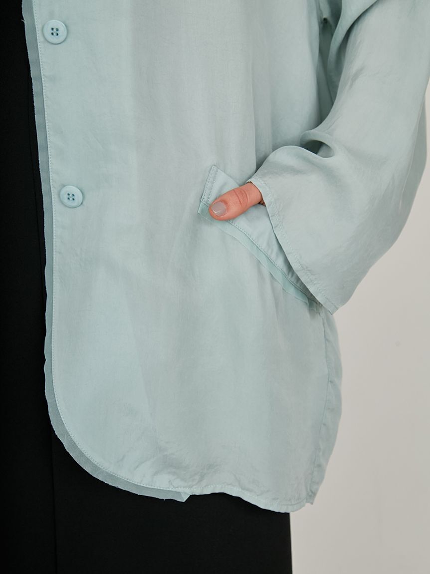 styling/「【セットアップ対応】オープンカラーシャツジャケット」|テーラードジャケット|