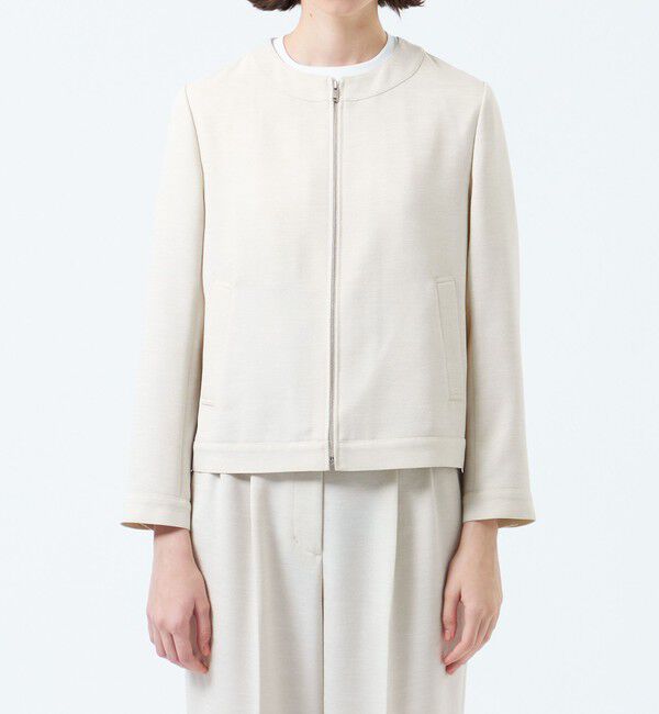 MACKINTOSH PHILOSOPHY「ドライタッチノーカラージャケット」|ブルゾン・スタジャン|