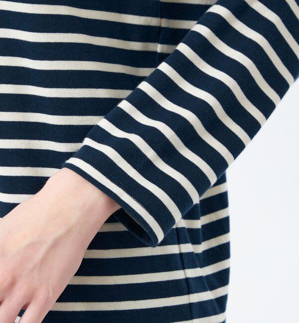 MACKINTOSH PHILOSOPHY「バッキンガムベア ボーダーポケットロンT」|Tシャツ・カットソー|