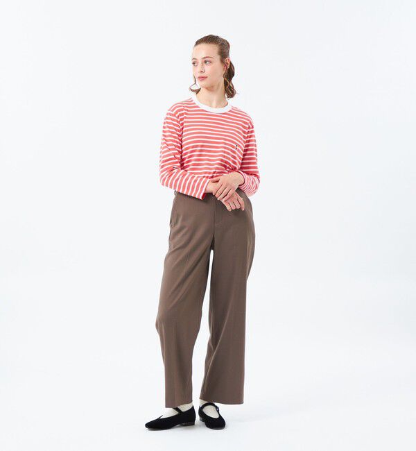 MACKINTOSH PHILOSOPHY「バッキンガムベア ボーダーポケットロンT」|Tシャツ・カットソー|