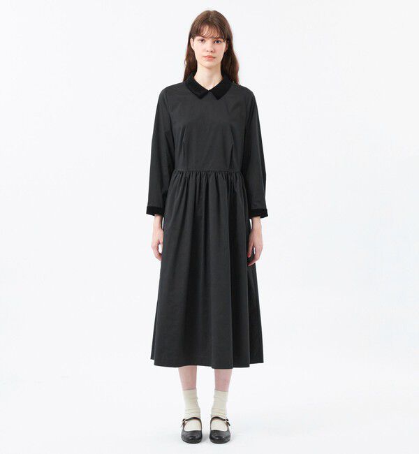 MACKINTOSH PHILOSOPHY「ベロアカラーワンピース」|ワンピース|