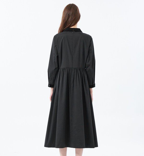 MACKINTOSH PHILOSOPHY「ベロアカラーワンピース」|ワンピース|