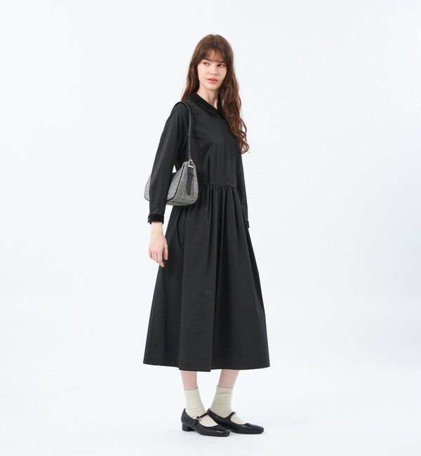 MACKINTOSH PHILOSOPHY「ベロアカラーワンピース」|ワンピース|