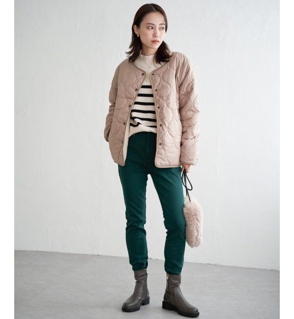 ikka「2WAYボアキルトブルゾン」|ブルゾン・スタジャン|