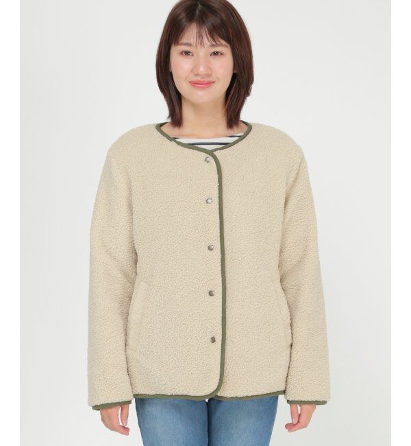 ikka「2WAYボアキルトブルゾン」|ブルゾン・スタジャン|