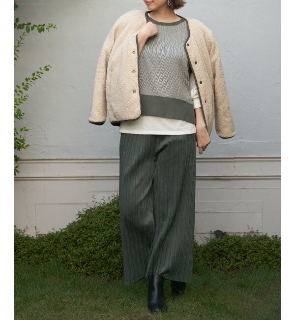 ikka「2WAYボアキルトブルゾン」|ブルゾン・スタジャン|