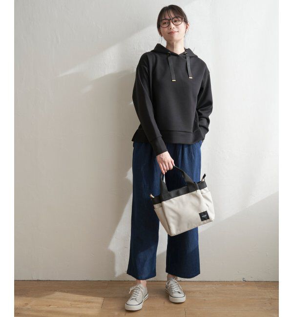 ikka「ダンボールニットフードＰＫ」|パーカー|