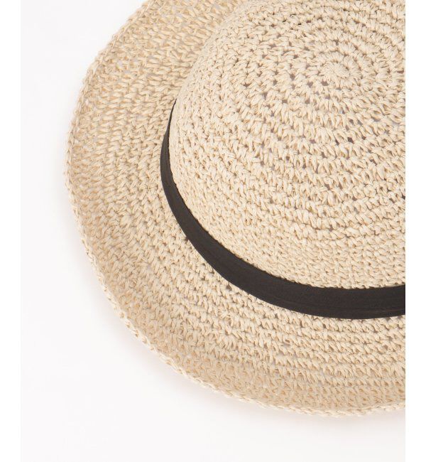 ikka「雑材こま編みハット」|その他|