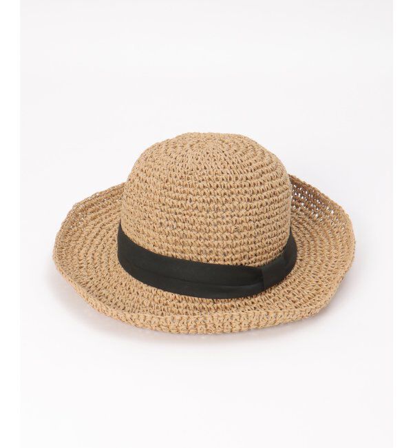 ikka「雑材こま編みハット」|その他|