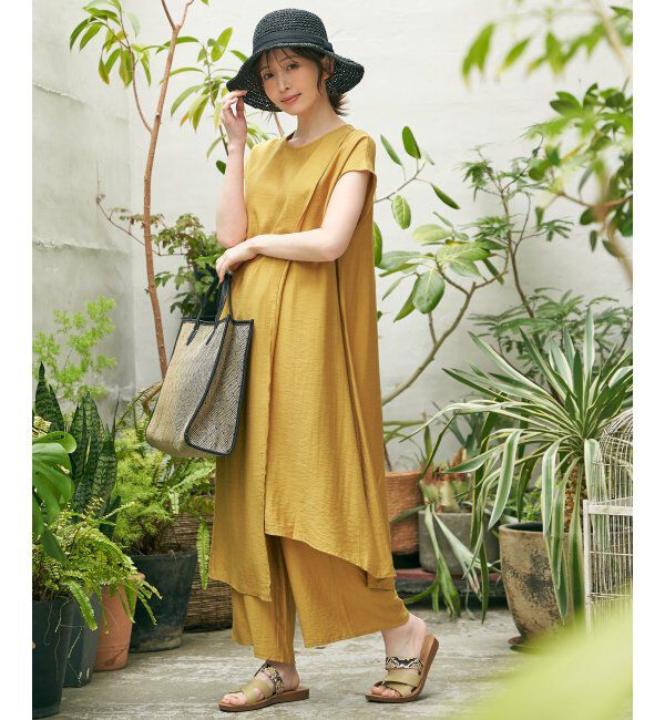 ikka「雑材こま編みハット」|その他|