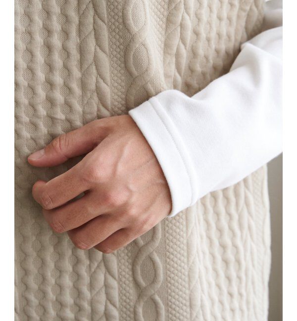 ikka「フクレジャガードフェイクベストロンT」|Tシャツ・カットソー|