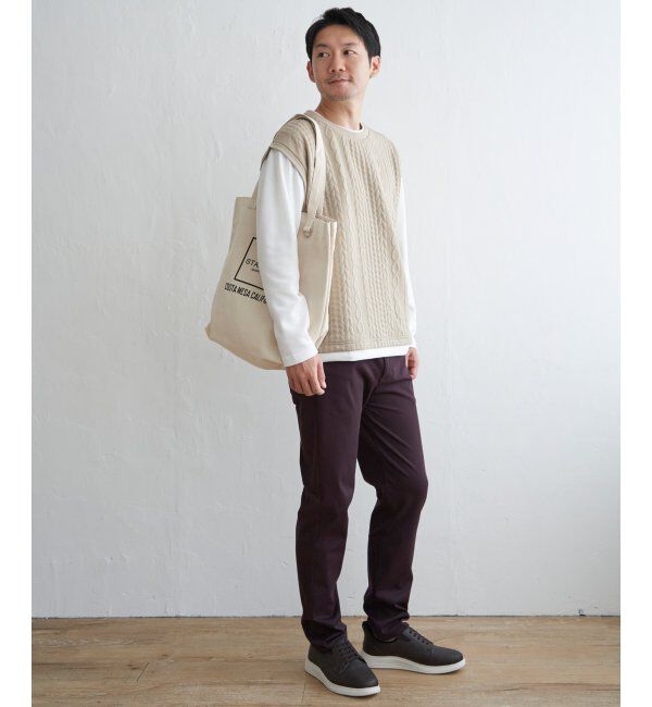 ikka「フクレジャガードフェイクベストロンT」|Tシャツ・カットソー|