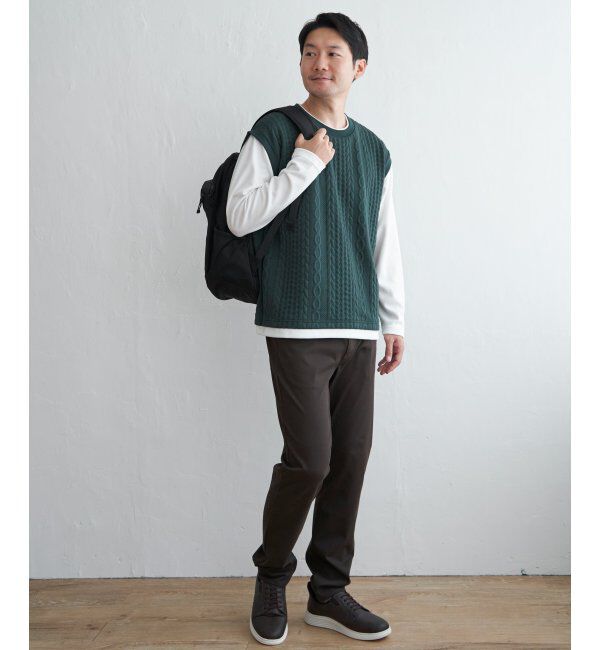 ikka「フクレジャガードフェイクベストロンT」|Tシャツ・カットソー|