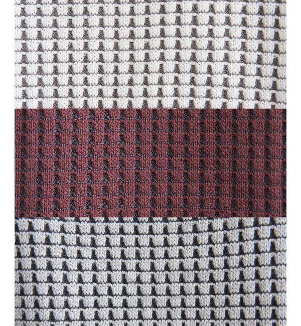 ikka「ビッグワッフルクルーネックプルオーバー」|パーカー|