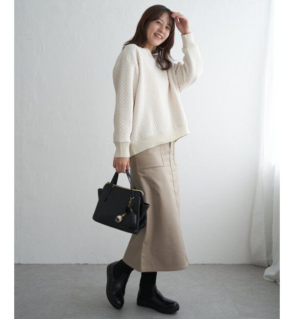 ikka「フクレ幾何ジャガードプルオーバー」|その他|