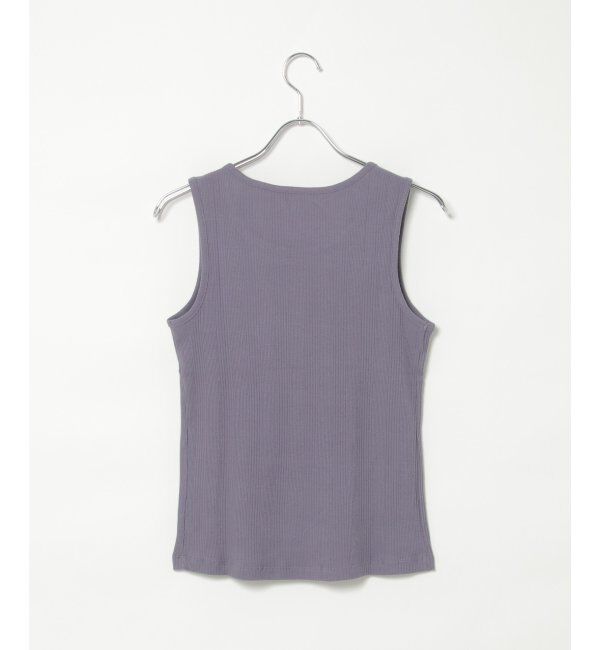 Lbc with Life「コットンUSAランダムテレコタンク 23」|キャミソール|