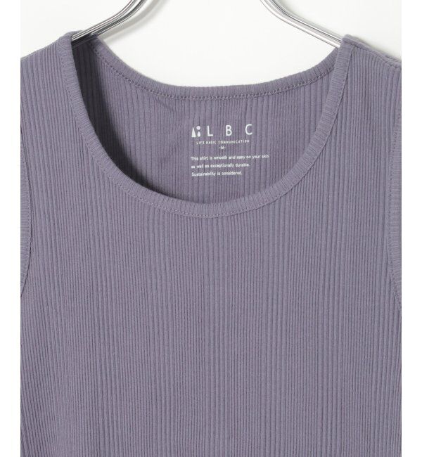 Lbc with Life「コットンUSAランダムテレコタンク 23」|キャミソール|