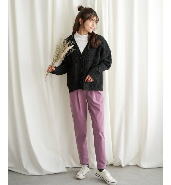 Lbc with Life「ケーブルボリュームカーディガン」|カーディガン|