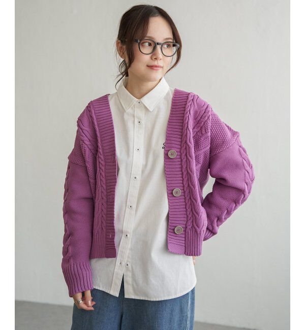 Lbc with Life「ケーブルボリュームカーディガン」|カーディガン|