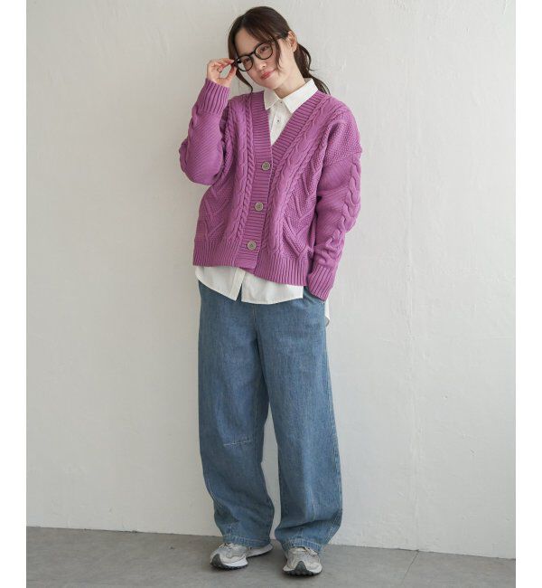 Lbc with Life「ケーブルボリュームカーディガン」|カーディガン|