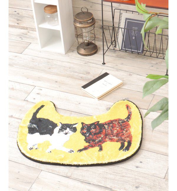 Lbc with Life「アトリエ KOTETSU フロアマット」|クッション・クッションカバー|イエロー