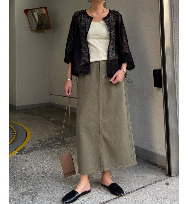 Lbc with Life「レースジップ6分ブルゾン」|ブルゾン・スタジャン|