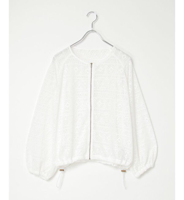 Lbc with Life「レースジップ6分ブルゾン」|ブルゾン・スタジャン|