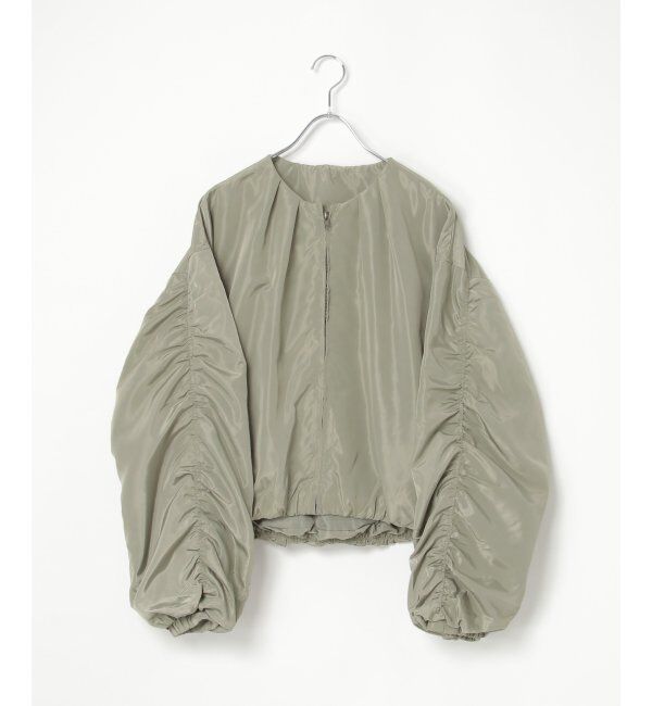 VENCE share style「袖ギャザーブルゾン」|ブルゾン・スタジャン|