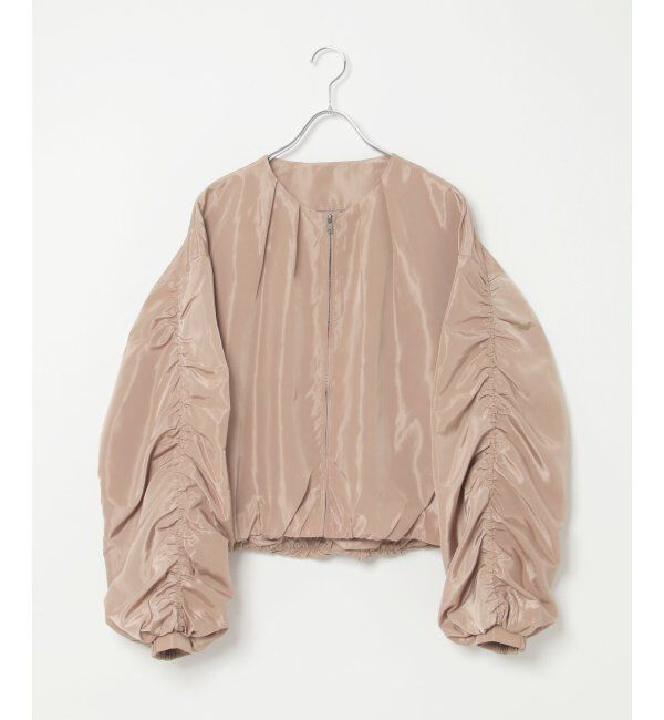 VENCE share style「袖ギャザーブルゾン」|ブルゾン・スタジャン|