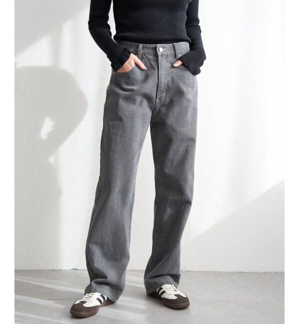 VENCE share style「12ozデニムローライズパンツ」|デニム|