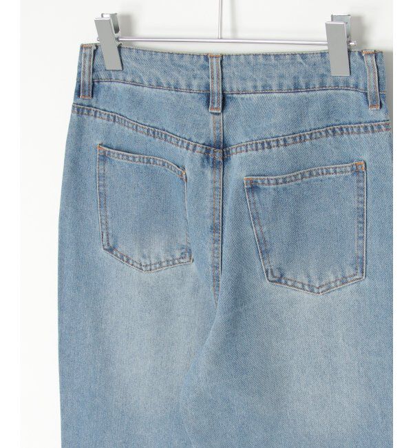 VENCE share style「12ozデニムローライズパンツ」|デニム|