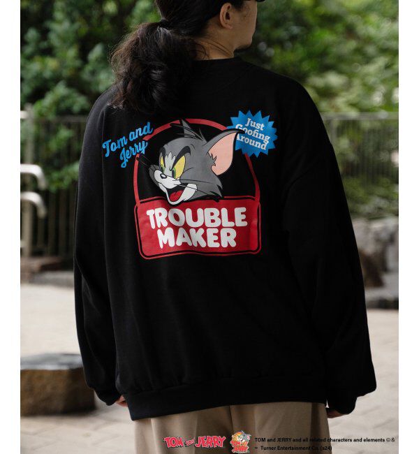 VENCE share style「TOM and JERRY トムとジェリー クルーネックスウェット」|スウェット・ジャージ|