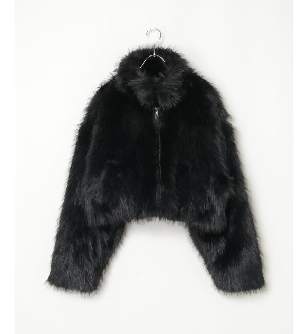 VENCE share style「フェイクファーショート丈ブルゾン」|ブルゾン・スタジャン|