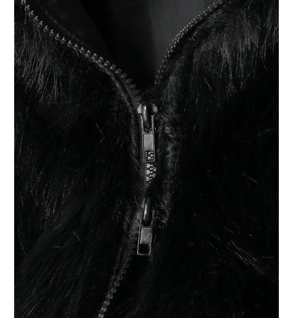 VENCE share style「フェイクファーショート丈ブルゾン」|ブルゾン・スタジャン|