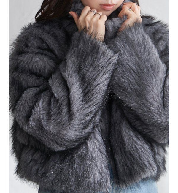 VENCE share style「フェイクファーショート丈ブルゾン」|ブルゾン・スタジャン|ソノタ2